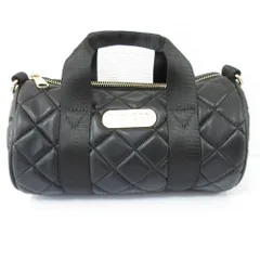 美品 OUTDOOR PRODUCTS アウトドアプロダクツ EDIFICE 別注 キルト ミニ ロールボストン バッグ ブラック レディース 古着 中古 USED