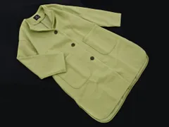 nano universe ナノユニバース ノーカラー コート sizeF/黄緑 ◇■ レディース