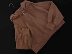 INGNI イング 裏起毛 ボリュームスリーブ プルオーバー パーカー sizeM/ピンクベージュ ◇■ レディース