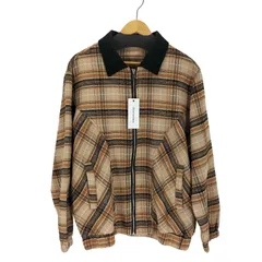 ユーズドフルギ USED古着 {{Shoowtime}}Collar corduroy switching work check jacket  メンズ JPN：L 