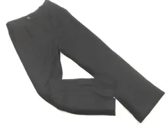 green label relaxing グリーンレーベルリラクシング ユナイテッドアローズ 裏起毛 スリット パンツ size38/黒 ◇■ レディース