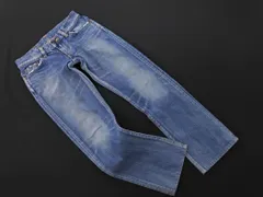 EDWIN エドウィン ダメージ加工 デニムパンツ 水色 ■■ レディース