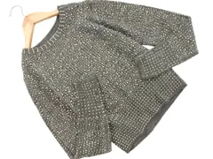 ZARA ザラ ラインストーン ニット セーター sizeS/グレー ◇■ レディース