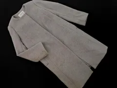 OPAQUE オペーク ウール混 ノーカラー コート sizeS/グレー ◇■ レディースのサムネイル