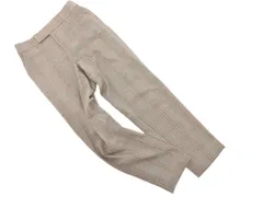 VIS ビス グレンチェック テーパード パンツ sizeS/グレー ■■ レディース