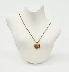 Dior ディオール CD ロゴ ハート GP ネックレス