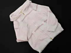 gelato pique ジェラートピケ ボーダー パーカー ルームウェア sizeF/白ｘピンク ◇■ レディース