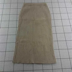 ◇ Θ アズールバイマウジー AZUL by moussy リブニットスカート レディース ベージュ系 M E  【1601150017444】