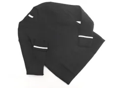 AS KNOW AS アズノゥアズ Vネック ニット セーター size13/黒 ◇■ レディース