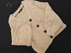 INGNI イング ケーブル編み ニット カーディガン sizeM/ベージュ ◇■ レディース