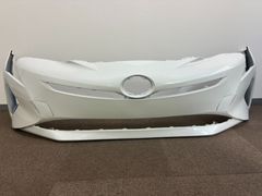 A2】50プリウス 前期 フロントバンパー 070 パールホワイト 小傷あり