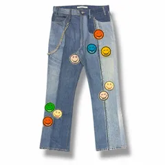 参考上代231000円 Children of the discordance ALM Jeans TYPE1 再構築パッチワークデニムパンツ ジーンズ チルドレンオブザディスコーダンス COTDPT-392 インディゴ 2 （9443M）のサムネイル