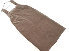 ehka sopo SM2 エヘカソポ サマンサモスモス コーデュロイ ワンピース sizeF/茶 ◇■ レディース