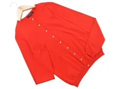 MACPHEE マカフィー トゥモローランド ウール100% ニット カーディガン size1/赤 ◇■ レディース