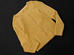 CELFORD セルフォード スクエアニット カーディガン size38/ベージュ ◇■ レディース