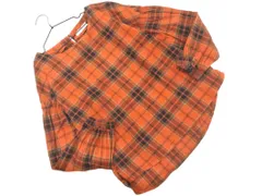 SM2 サマンサモスモス チェック ブラウス シャツ sizeF/茶 ◇■ レディース