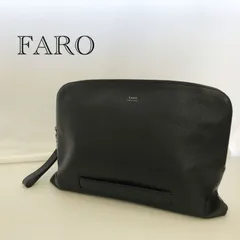 極美品 FARO クラッチバッグ ファーロ セカンドバッグ  ブラック  ユニセックス 鞄