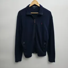 M ポロラルフローレン ネイビー ジップアップ