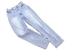 GLOBAL WORK グローバルワーク テーパード デニムパンツ sizeM/青 ■■ レディース