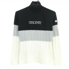 DESCENTE モックネック長袖シャツ ホワイトタグ付き - メルカリ