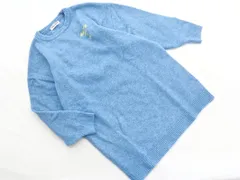 RODEO CROWNS ロデオクラウンズ チュニック ニット セーター sizeF/サックスx黄 ◇■ レディース