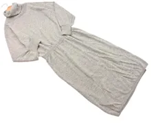 E Hyphen World gallery イーハイフンワールドギャラリー タートルネック ニット ワンピース sizeF/グレー  ◇■ レディース