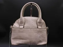 ZARA ザラ フェイクレザー チェーン ショルダー バッグ ライトベージュ  ■■ レディース