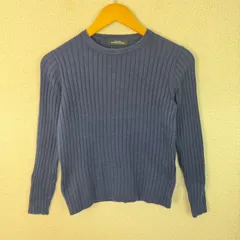 United Arrows Green Label Relaxing グリーンレーベルリラクシング リブニット 無地 ネイビー レディース 古着 シンプル クラシック