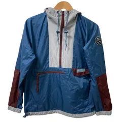 良品 Columbia コロンビア フッドリバー1991 パッカブル ハーフジップ プルオーバー ナイロンジャケット WE0044 サイズS ネイビー レディース 古着 中古 USED
