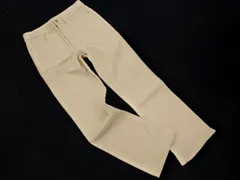 ZARA ザラ フェイクレザー フレア パンツ size34/アイボリー ◇■ レディース