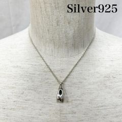 スタック ハートチャーム ネックレス シルバー925 チェーン付き 3400 
