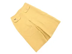 AIGLE エーグル ウール混 Aライン 台形 スカート sizeS/黄 ◇■ レディースのサムネイル
