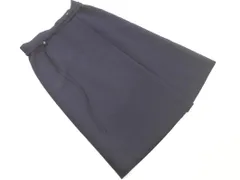 Rope Picnic ロペピクニック タック ウエストリボン付き スカート size42/紺 ■■ レディース