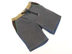 Columbia コロンビア フリース ロゴ刺 ハーフ パンツ sizeS/グレー ◇■ メンズ