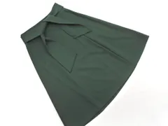 UNTITLED アンタイトル ウール混 ロング スカート size2/緑 ◇■ レディース