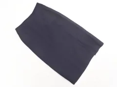 green label relaxing グリーンレーベルリラクシング ユナイテッドアローズ ウール100% タイト スカート size38/濃紺 ◇■ レディース