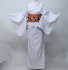 小紋 夏用 単衣 仕立て上がり 単品 Mサイズ ポリエステル100％ 薄紫色 モダン お手入れ簡単 洗える着物 NO43116