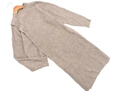 OSM オズモーシス アシンメトリー ニット ワンピース sizeONE/グレージュ ◇■ レディース