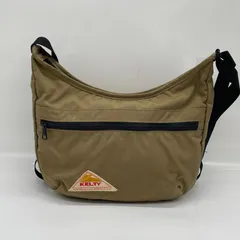 BN7848□KELTY ラウンド型 ショルダーバッグ カーキブラウン系 軽量