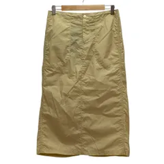 美品 AMERICANA L'Appartement アメリカーナ アパルトモン別注 ナイロン ワークスカート M アイボリー レディース 古着 中古 USED