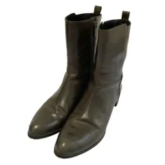 良品 REGAL リーガル レザー ショートブーツ サイズ23.5cm ブラック レディース 古着 中古 USED