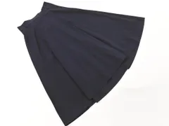 Couture brooch クチュールブローチ フレア スカート size38/紺 ■■ レディース