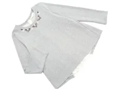 grove グローブ ビジュー カットソー sizeL/グレー ◇■ レディース