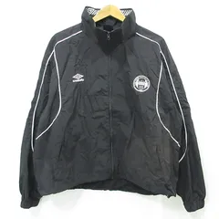 【三重本店】 中古 UMBRO | アンブロ × FREAK'S STORE フリークスストア ロゴ刺繍ナイロンジャケット UM24FWFR-BZ02 ブラック サイズ：XL 【92】