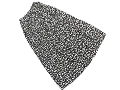 CLASSICAL ELF クラシカルエルフ レオパード柄 ロング スカート sizeM L/黒 ■■ レディース