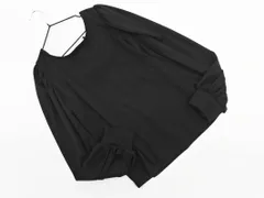 INGNI イング ボリュームスリーブ アニマル柄 リボン リブ カットソー sizeM/黒 ◇■ レディース