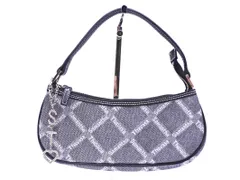 Samantha Thavasa サマンサタバサ 総柄 ミニ ハンド バッグ グレー ■■ レディース