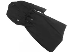 ZARA WOMAN ザラ ウーマン 袖ギャザー ロング コート sizeS/黒 ◇■ レディース