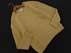 MICHEL KLEIN ミッシェルクラン ウール混 クルーネック ニット セーター size38/ベージュ ◇■ レディース