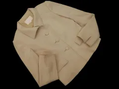 NATURAL BEAUTY ナチュラルビューティー ウール100% ステンカラー ジャケット size38/ベージュ ◇■ レディース